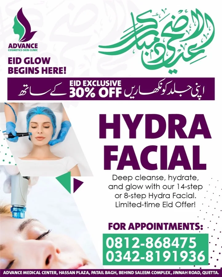 HydraFacial, carbon peel and beauty services